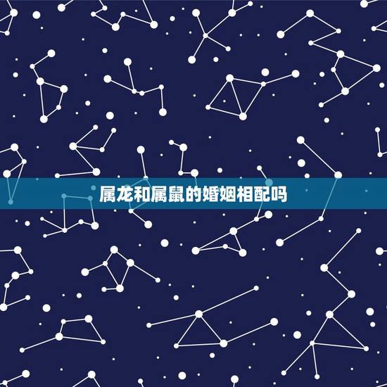 属龙和属鼠的婚姻相配吗,属龙的今年多大 属龙和属鼠的婚姻相配吗,属龙的今年多大