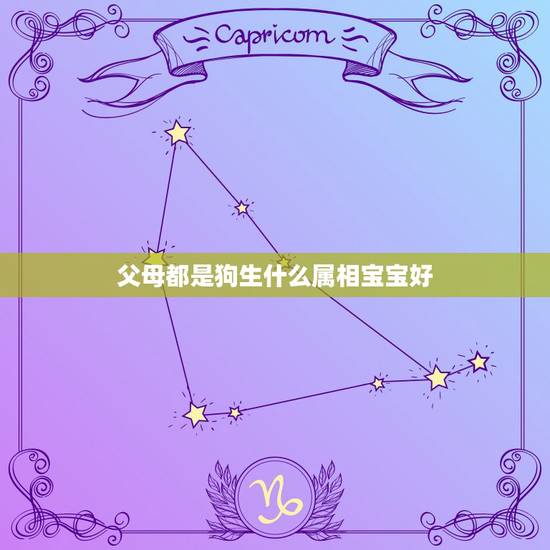 父母都是狗生什么属相宝宝好，父母属相狗孩子什么属相好