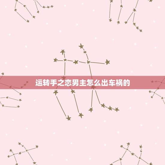 运转手之恋男主怎么出车祸的，找一本书啊！女主被男主父母收养？