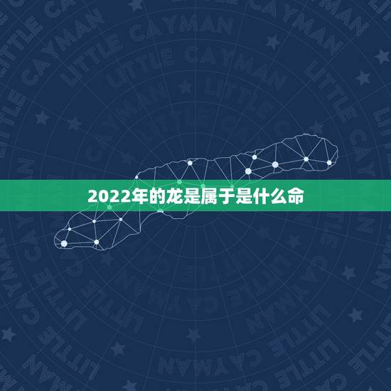 2022年的龙是属于是什么命，2024年龙宝宝什么命