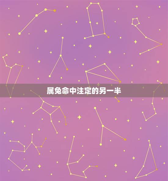 属兔命中注定的另一半，1987年兔正缘出现年份