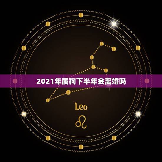 2021年属狗下半年会离婚吗，1982年属狗会离婚吗
