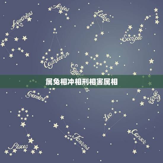 属兔相冲相刑相害属相，属兔的与什么属相相克