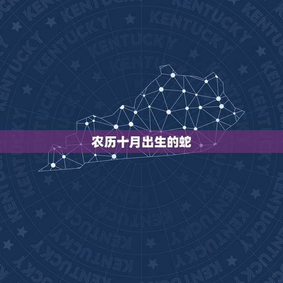 农历十月出生的蛇，农历10月出生属蛇人命