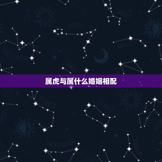 属虎与属什么婚姻相配，男属虎和女属龙的属相婚配合适吗