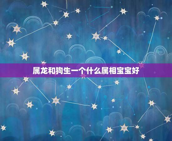 属龙和狗生一个什么属相宝宝好,男属狗,女属龙,要小孩属什么属相好? 属龙和狗生一个什么属相宝宝好,男属狗,女属龙,要小孩属什么属相好?