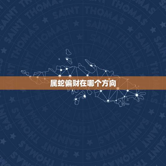 属蛇偏财在哪个方向，属蛇的财位在哪个方向