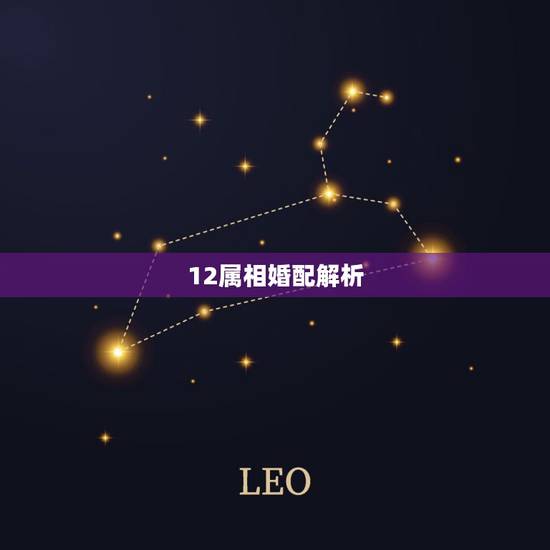 12属相婚配解析，生肖相配的四大忌是什么