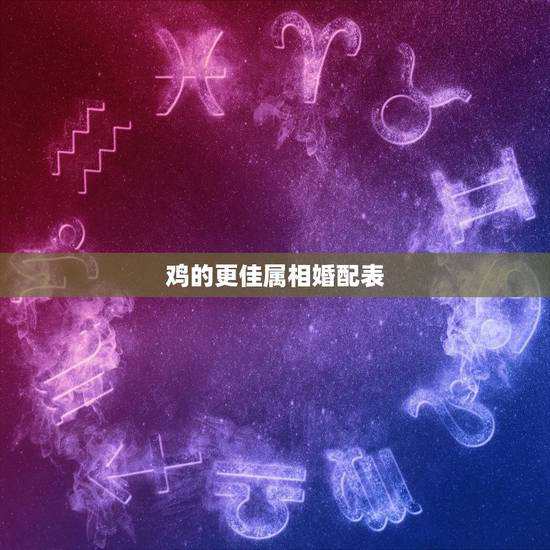 鸡的更佳属相婚配表,男属鸡属相婚配表大全 鸡的更佳属相婚配表,男属鸡属相婚配表大全