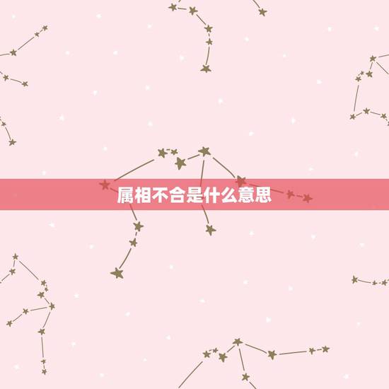 属相不合是什么意思,属相不合可以结婚吗 属相不合是什么意思,属相不合可以结婚吗