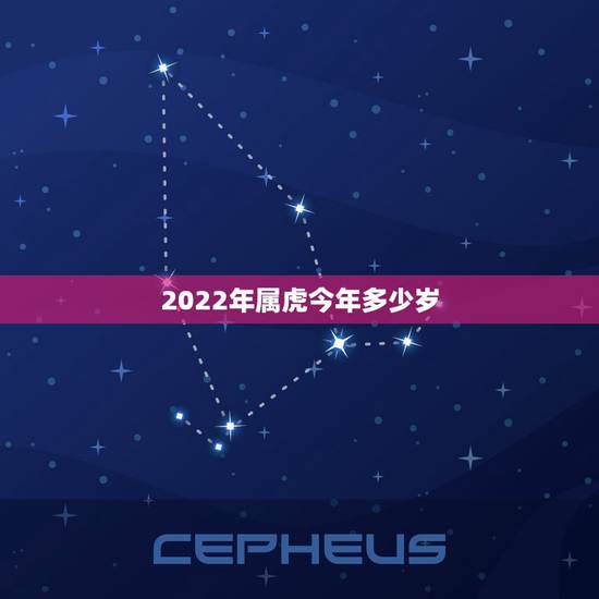 2022年属虎今年多少岁，属虎今年几岁