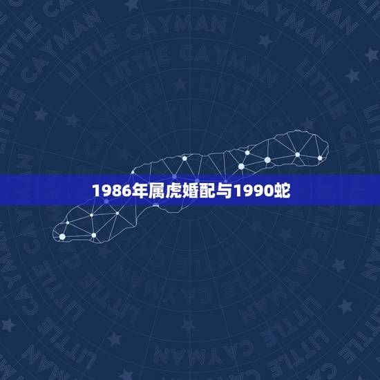 1986年属虎婚配与1990蛇，请问1986年属虎和1989年属蛇可以