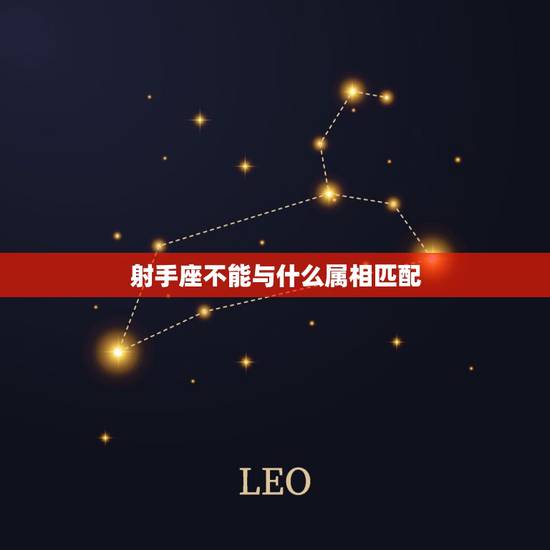 射手座不能与什么属相匹配，我是女生属蛇的射手座，请问什么属相和什么星座