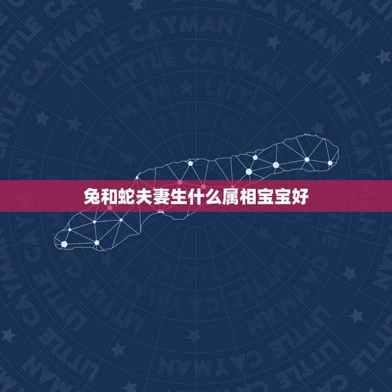 兔和蛇夫妻生什么属相宝宝好，属兔的妈妈和属蛇的爸爸生什么属相的孩子好？