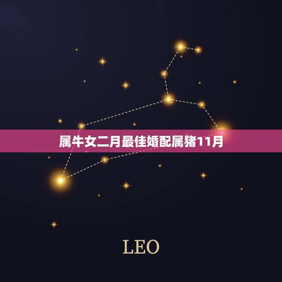 属牛女二月最佳婚配属猪11月，属猪男与属牛女农历十一月婚嫁吉日