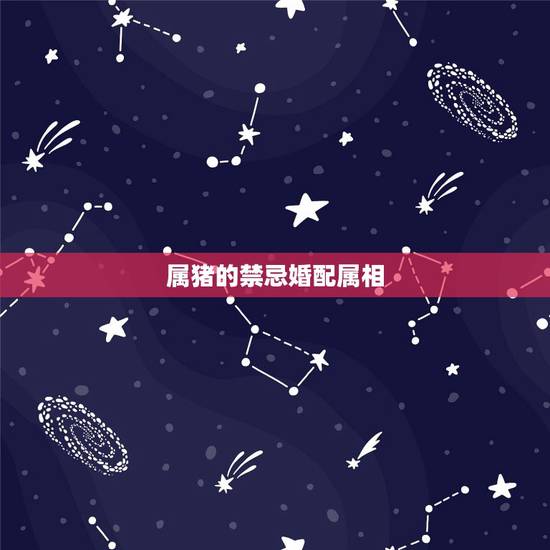 属猪的禁忌婚配属相，属相婚配表之属猪的和什么属相最配