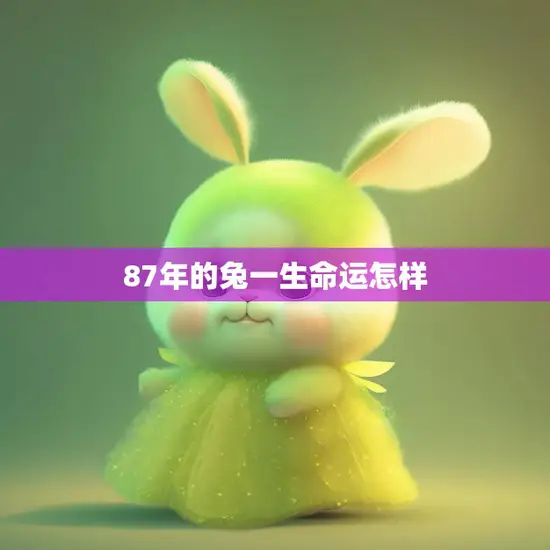 87年的兔一生命运怎样(探寻兔年出生者的命运轨迹) 87年的兔一生命运怎样(探寻兔年出生者的命运轨迹)