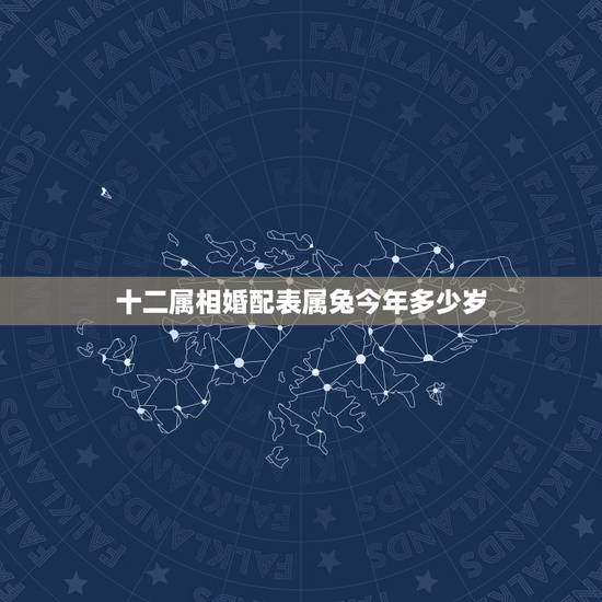 十二属相婚配表属兔今年多少岁，属相婚配十二生肖年龄表
