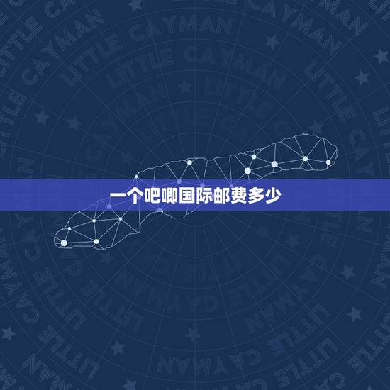 一个吧唧国际邮费多少，国际快递费用一般怎么算的？