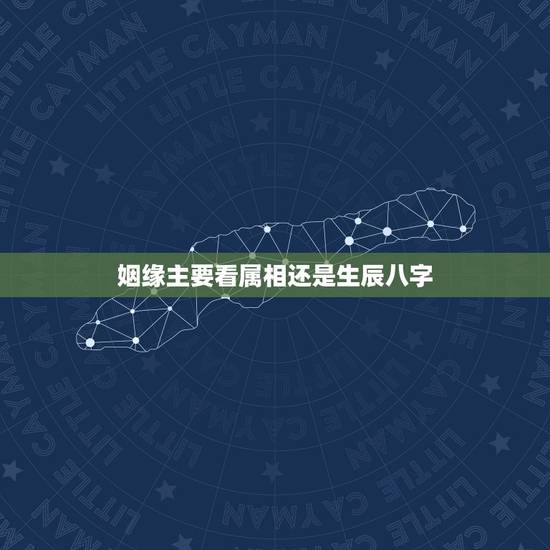 姻缘主要看属相还是生辰八字，生辰八字算姻缘