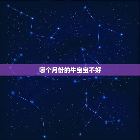 哪个月份的牛宝宝不好，2022 年牛宝宝怎么样