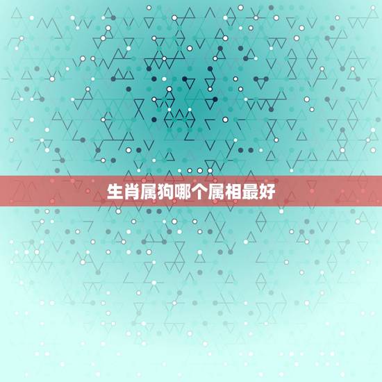 生肖属狗哪个属相最好，属狗配什么属相最好