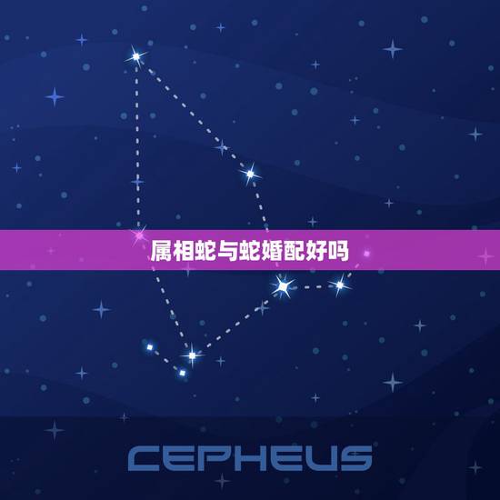 属相蛇与蛇婚配好吗，属相婚配：男属蛇和女属兔相配吗