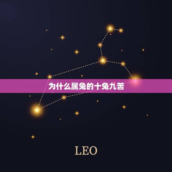 为什么属兔的十兔九苦，属兔的女人为什么命都不好