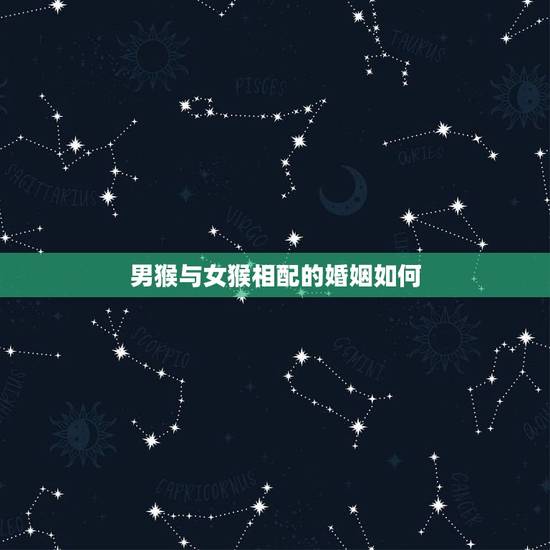 男猴与女猴相配的婚姻如何,女属猴配男属蛇婚姻怎么样 男猴与女猴相配的婚姻如何,女属猴配男属蛇婚姻怎么样