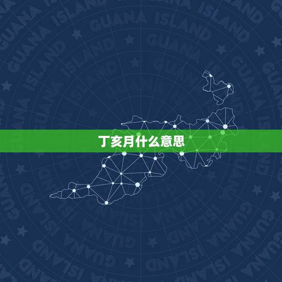 丁亥月什么意思，丁亥月出生命好吗