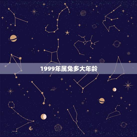 1999年属兔多大年龄，99年属什么生肖多大