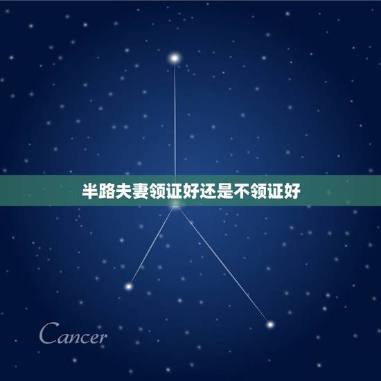 半路夫妻领证好还是不领证好,二婚是拿结婚证好还是不拿结婚证好? 半路夫妻领证好还是不领证好,二婚是拿结婚证好还是不拿结婚证好?