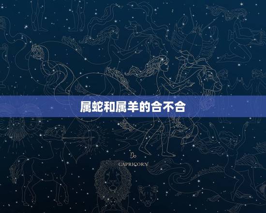 属蛇和属羊的合不合,属蛇和属羊的人相配吗 属蛇和属羊的合不合,属蛇和属羊的人相配吗