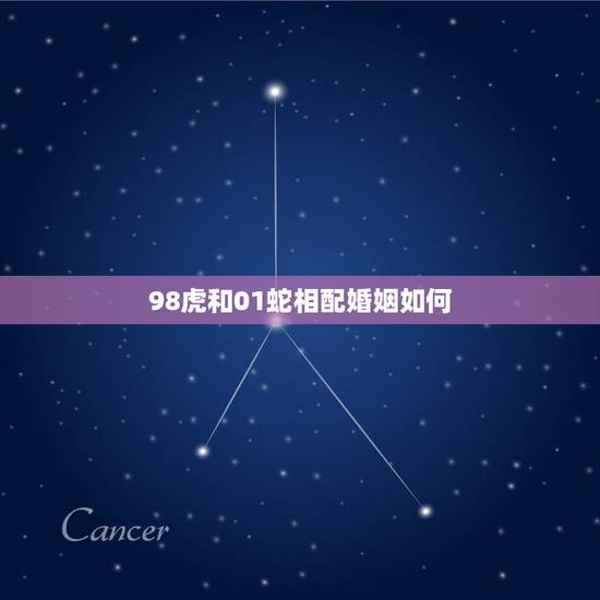 98虎和01蛇相配婚姻如何，98年的虎与01年的蛇能结婚吗
