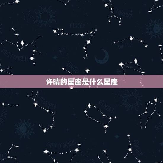 许晴的星座是什么星座,许晴的个人资料 许晴的星座是什么星座,许晴的个人资料
