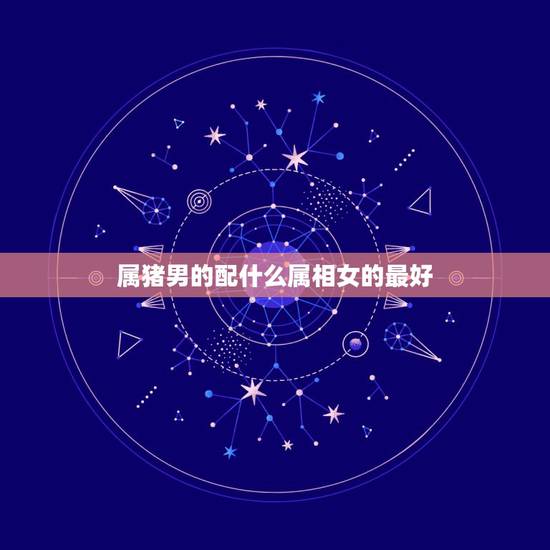 属猪男的配什么属相女的最好，属相婚配：男属猪和女属猪相配吗
