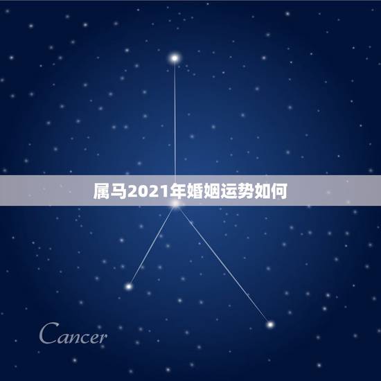 属马2021年婚姻运势如何，2021年不适合结婚的生肖情侣