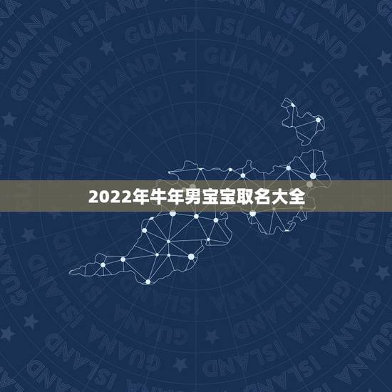 2022年牛年男宝宝取名大全，2022年男宝宝取名字