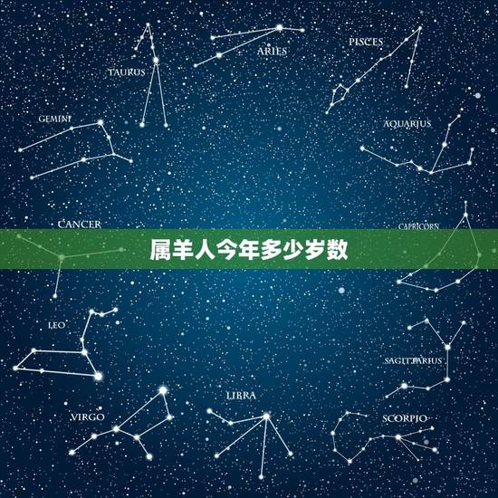 属羊人今年多少岁数,属羊的年龄表2022 属羊人今年多少岁数,属羊的年龄表2022