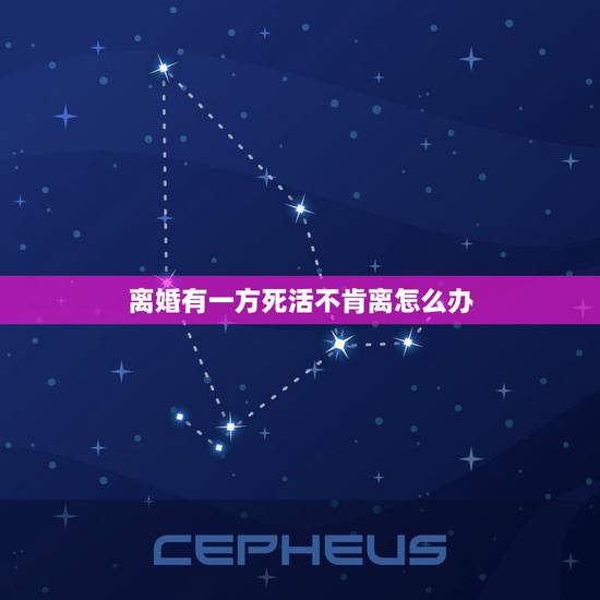 离婚有一方死活不肯离怎么办，新婚姻法离婚一方出轨