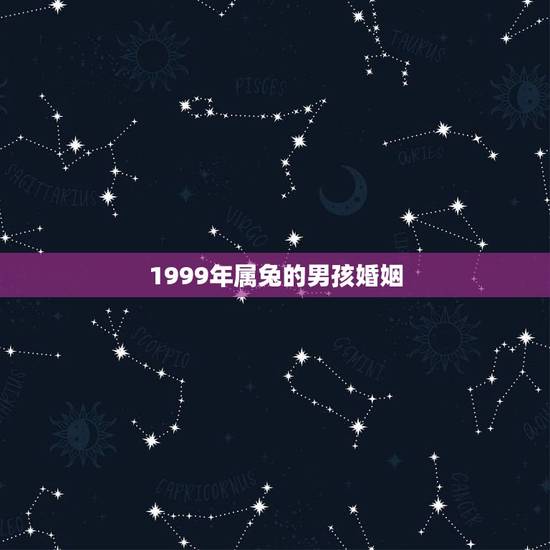1999年属兔的男孩婚姻 属兔的属相婚配表