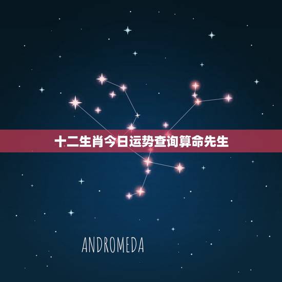 十二生肖今日运势查询算命先生，十二生肖星座每日运势