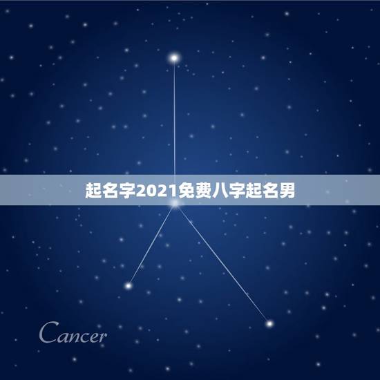 起名字2021免费八字起名男，出生2021 1 月14日 14点50分