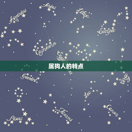 属狗人的特点