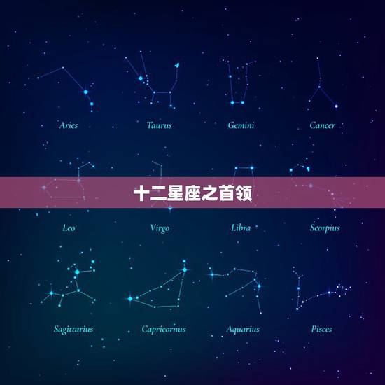 十二星座之首领，十二星座之主是谁呀