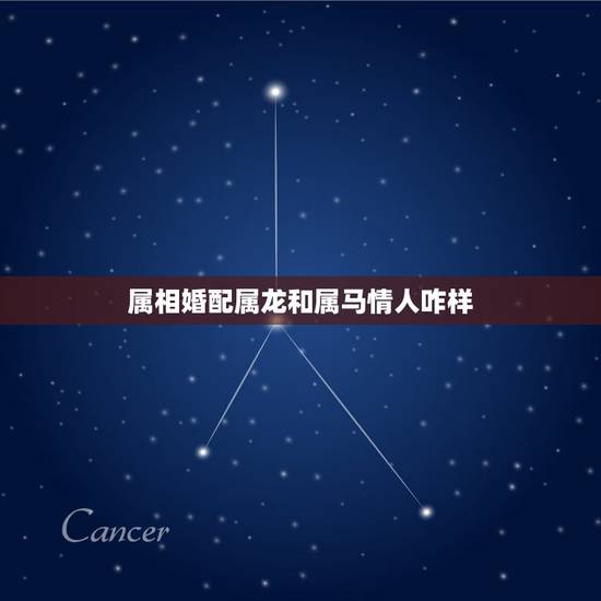 属相婚配属龙和属马情人咋样，属龙和属马做情人合适吗？