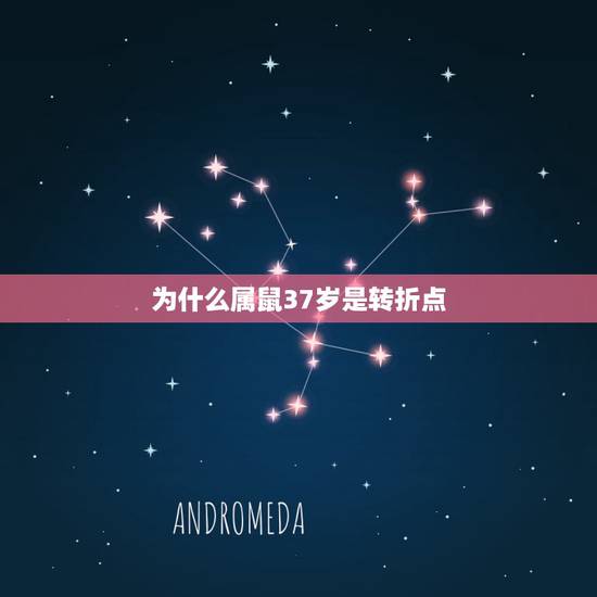 为什么属鼠37岁是转折点，转折是什么意思