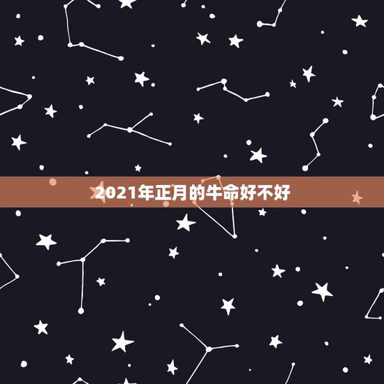 2021年正月的牛命好不好，2021年属牛正月初几出生好