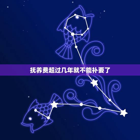 抚养费超过几年就不能补要了，认为抚养费以前给少了，现在可以要求补上吗