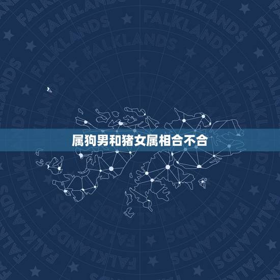 属狗男和猪女属相合不合，属狗男和属猪女配吗？
